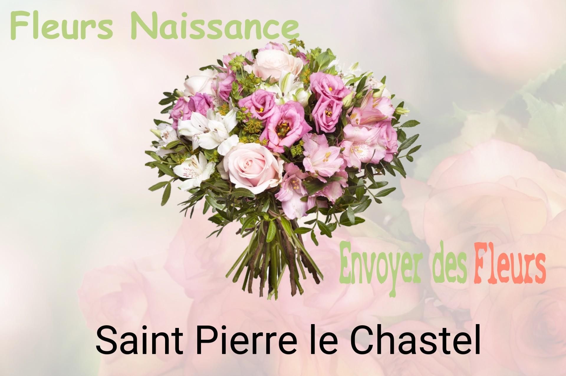 Bouquet de fleurs de naissance livré à Saint-Pierre-le-Chastel